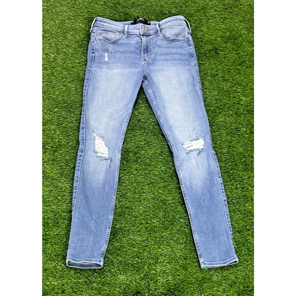 Hollister High Rise Super Skinny Jeans Womens 7R 28X28 Stretch - Picture 1 of 7